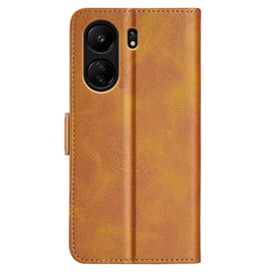 SKALO Xiaomi Redmi 13C 4G Premium Plånboksfodral - Ljusbrun