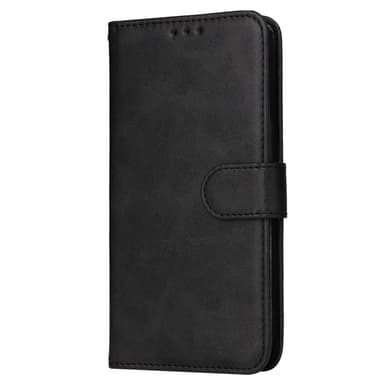 SKALO Xiaomi Redmi Note 13 Pro+ PU-Läder Plånboksfodral - Svart