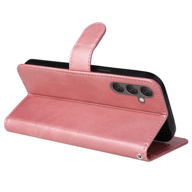 SKALO Samsung A25 5G PU-Läder Plånboksfodral - Rosa