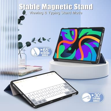 SKALO Lenovo Tab M11 Trifold Fodral - Mörkblå