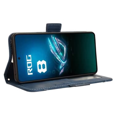SKALO Asus ROG Phone 8 Pro 5G 6-FACK Plånboksfodral - Blå