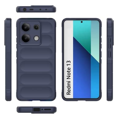 SKALO Xiaomi Redmi Note 13 4G Rugged Bumpers TPU-Skal - Mörkblå