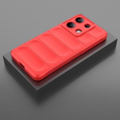 SKALO Xiaomi Redmi Note 13 4G Rugged Bumpers TPU-Skal - Röd