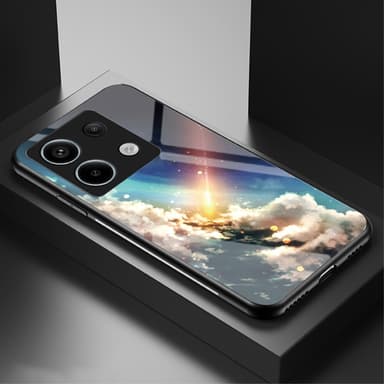 SKALO Xiaomi Redmi Note 13 Pro 5G Sky Härdat Glas TPU-skal - Motiv 2