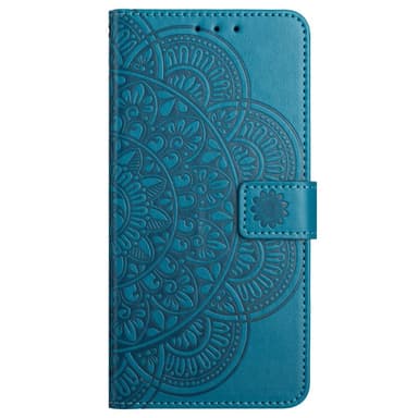 SKALO Xiaomi Redmi Note 13 Pro 5G Mandala Plånboksfodral - Blå