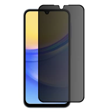 SKALO Samsung A15 5G Privacy Skärmskydd Härdat Glas - Svart