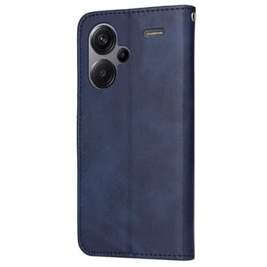 SKALO Xiaomi Redmi Note 13 Pro+ PU-Läder Plånboksfodral - Blå