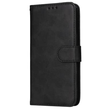 SKALO OnePlus 12 5G PU-Läder Plånboksfodral - Svart