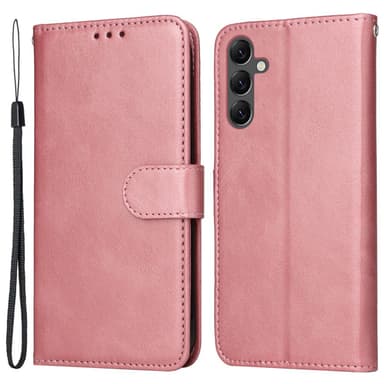 SKALO Samsung A25 5G PU-Läder Plånboksfodral - Rosa