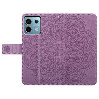 SKALO Xiaomi Redmi Note 13 Pro 5G Mandala Plånboksfodral - Lila