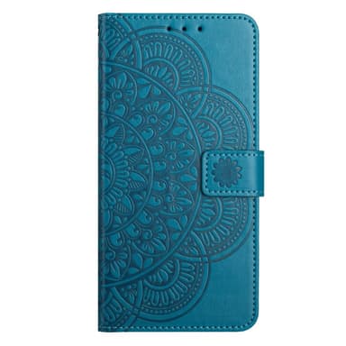 SKALO Samsung A15 5G Mandala Plånboksfodral - Blå
