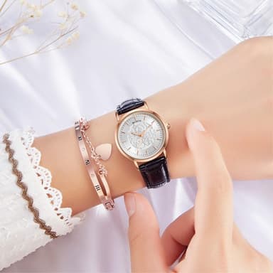 Armbandsur Analog Klassisk Klocka Armbandsklocka
