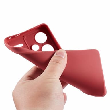 SKALO Xiaomi Redmi Note 13 Pro+ Ultratunn TPU-Skal - Röd