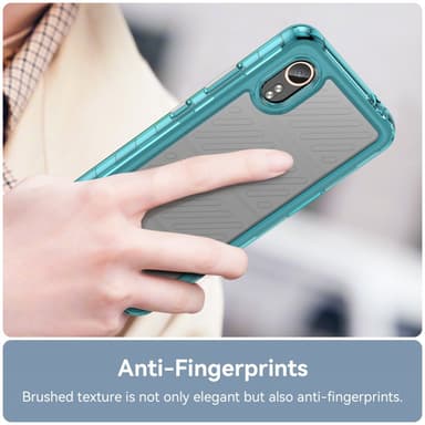 SKALO Samsung Xcover 7 Armor Hybrid Bumper Skal - Turkos