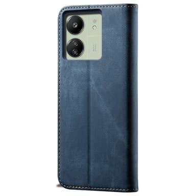 SKALO Xiaomi Redmi 13C 4G Jeans Plånboksfodral - Blå
