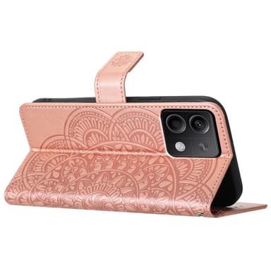 SKALO Xiaomi Redmi Note 13 5G Mandala Plånboksfodral - Roséguld