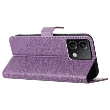 SKALO Xiaomi Redmi Note 13 5G Mandala Plånboksfodral - Lila