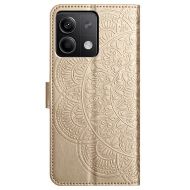 SKALO Xiaomi Redmi Note 13 5G Mandala Plånboksfodral - Guld