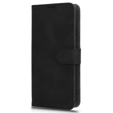 SKALO Samsung Xcover 7 Matt PU-Läder Plånboksfodral - Svart