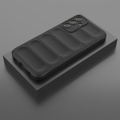 SKALO Samsung A15 4G Rugged Bumpers TPU-Skal - Svart