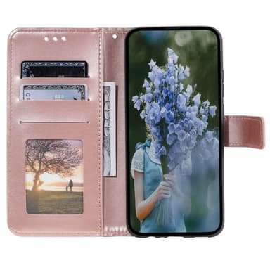SKALO Samsung A25 5G Mandala Plånboksfodral - Roséguld