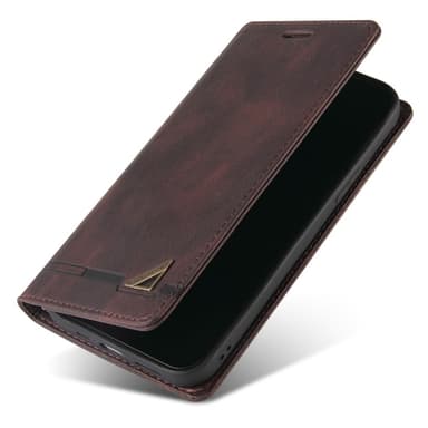 SKALO Xiaomi 14 5G GQ.UTROBE Plånboksfodral i PU-Läder - Brun