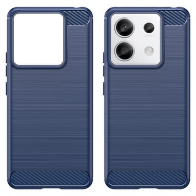 SKALO Xiaomi Redmi Note 13 Pro 5G Armor Carbon Stöttåligt TPU-skal - Blå
