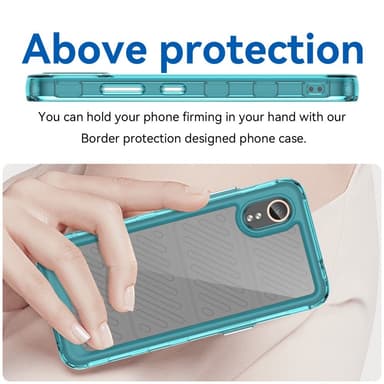 SKALO Samsung Xcover 7 Armor Hybrid Bumper Skal - Turkos