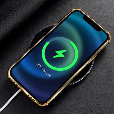 SKALO Xiaomi Redmi Note 13 Pro 5G Krokodil Guldkant Skal - Svart