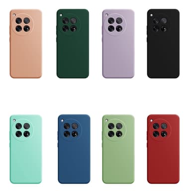 SKALO OnePlus 12 5G Ultratunn TPU-Skal - Rosa
