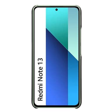 SKALO Xiaomi Redmi Note 13 4G PU-Läder Korthållare Skal - Svart
