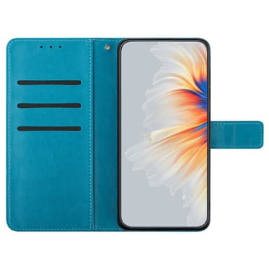 SKALO Xiaomi Redmi Note 13 Pro 5G Mandala Plånboksfodral - Blå