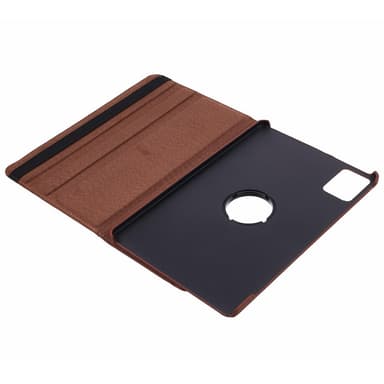 SKALO Lenovo Tab M11 360 Litchi Fodral - Brun
