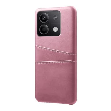 SKALO Xiaomi Redmi Note 13 5G PU Läder Skal med Korthållare/Plånbok - Roséguld