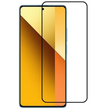 2-PACK SKALO Xiaomi Redmi Note 13 Pro 5G Heltäckande Skärmskydd Härdat Glas - Svart