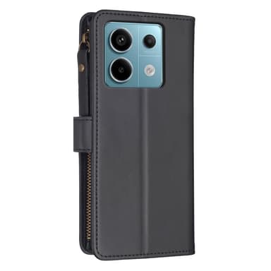 SKALO Xiaomi Redmi Note 13 Pro 5G Big Wallet 11-FACK Plånboksfodral - Svart