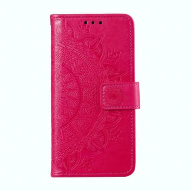 SKALO Xiaomi Redmi Note 13 4G Mandala Plånboksfodral - Cerise