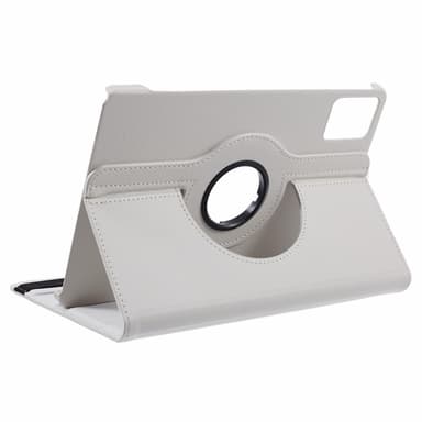 SKALO Lenovo Tab M11 360 Litchi Fodral - Vit