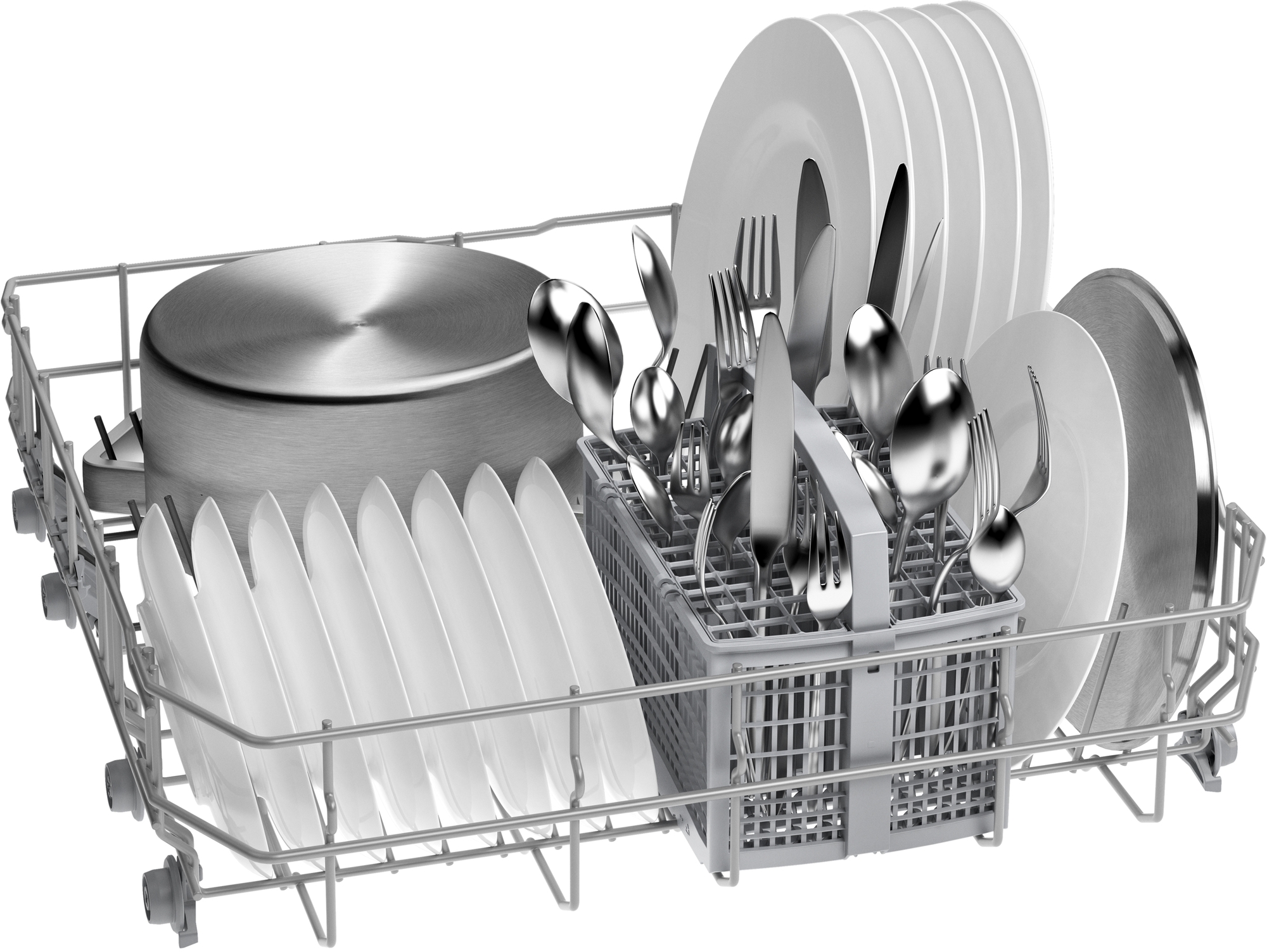 Bosch Serie 4 Diskmaskin SMU4HKI72S (rostfri/silver)