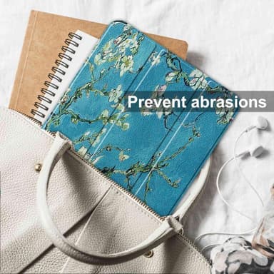 Apple iPad 10.9 2022 Slim fit tri-fold fodral Pennhållare - Blossom