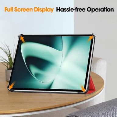 Slim Fit Cover Fodral För OnePlus Pad Auto Wake / Sleep - Röd
