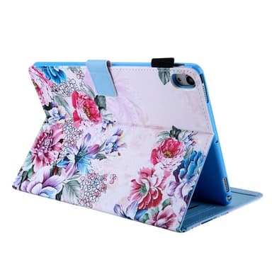 Apple iPad 10.9 2022 Vikbart fodral korthållare - Peony