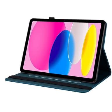 Apple iPad 10.9 2022 Vikbart fodral korthållare Fjäril - Blå