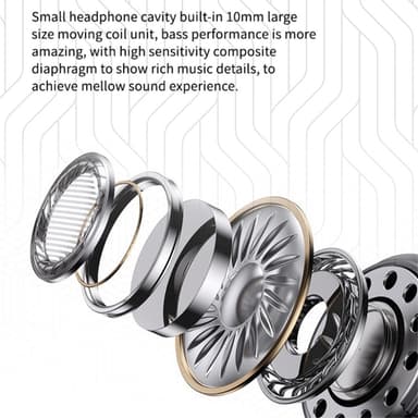 Sömn Hörlurar In ear att sova med Bluetooth Headphones - Svart
