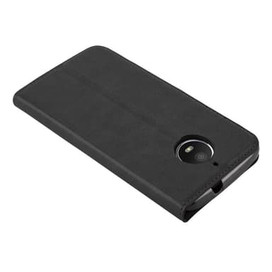 Skal Motorola MOTO E4 PLUS Plånboksfodral (Svart)