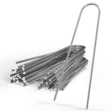 Jordankare 50x Jordspik 150 x 25 x 2,9 mm (silver)