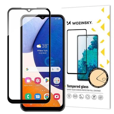 Wozinsky Full Screen SkÃ¤rmskydd med svart ram till Samsung Galaxy A14 5G / A14