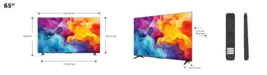 TCL 65" P655 4K LED Smart TV (2024)