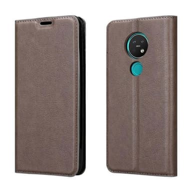 Skal Nokia 7.2 Plånboksfodral (Brun)