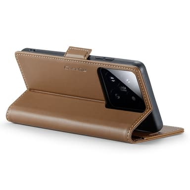 CASEME Plånboksfodral Xiaomi 14 - Brun